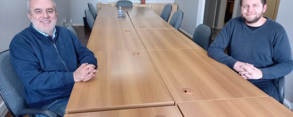 SINDESC recebe Contador candidato a Deputado Federal Eduardo Manique