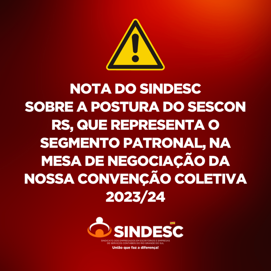 NOTA sobre negociação salarial 23/24
