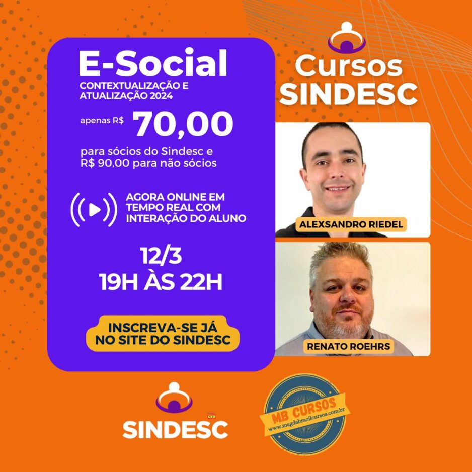 Curso eSocial – Contextualização e Atualização 2024