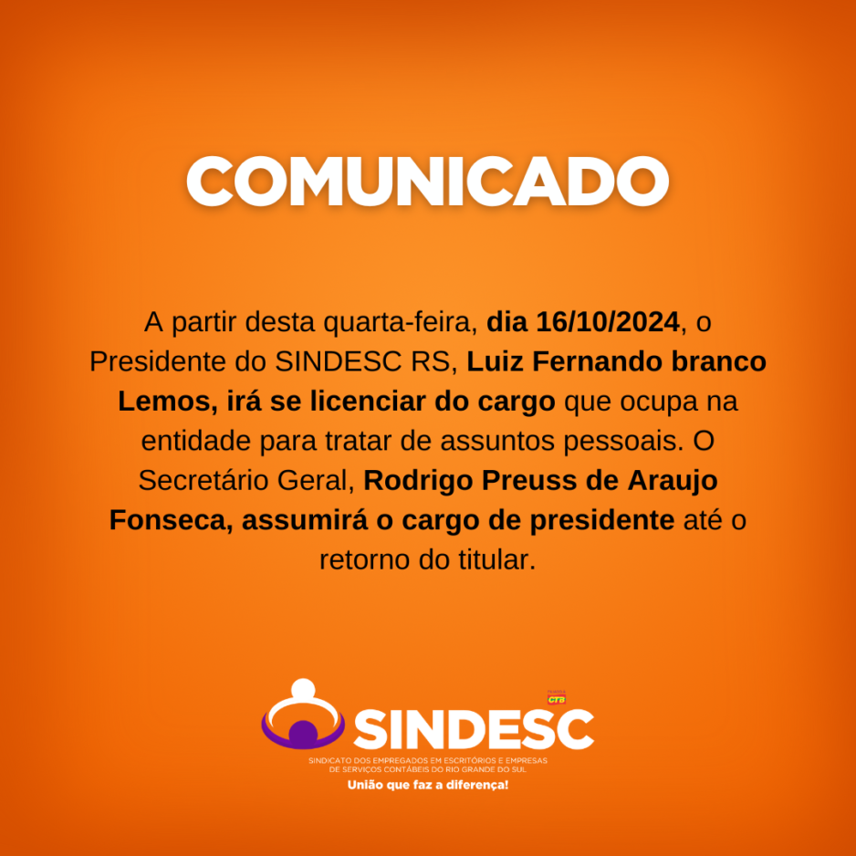 COMUNICADO